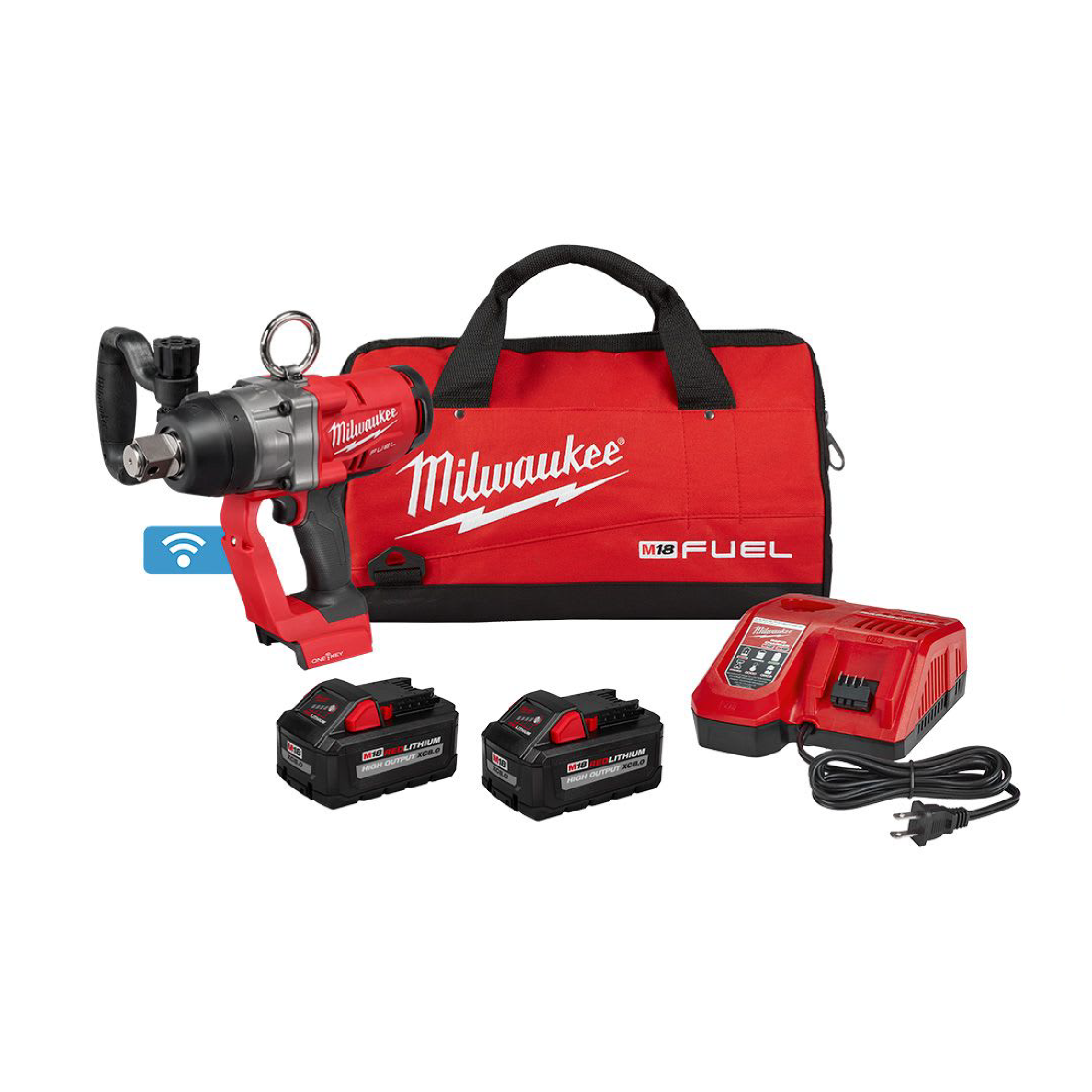 LLAVE IMPACTO INALAMBRICA 1" TORQUE MAXIMO 1800 LBS-PIE.