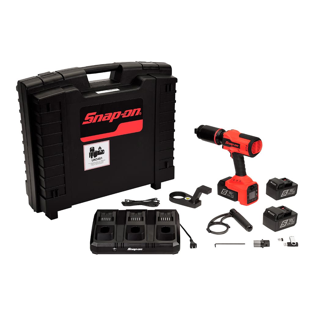 JUEGO LLAVE INALAMBRICA TORQUE CONTROLADO 1" 1000 LBS-PIE C/ ACCESORIOS